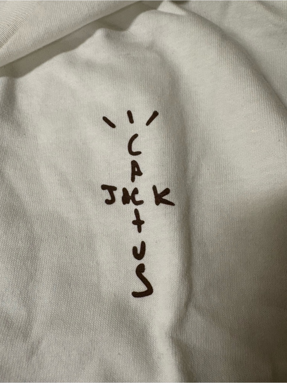 Travis Scott Cactus Jack White t-shirt Size M - Picture 3 of 3